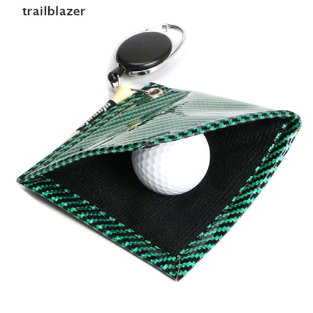 Khăn Lau Làm Sạch Đầu Gậy Đánh Golf trailblazer Kèm Khóa Treo Tiện Dụng UIO
