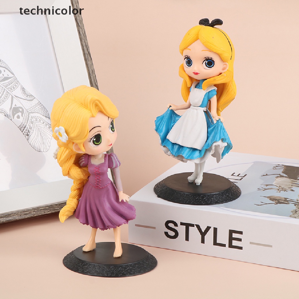 Mô Hình Công Chúa Disney Q Posket Princess Alice Tinker Bell Trang Trí Bánh Kem Sinh Nhật