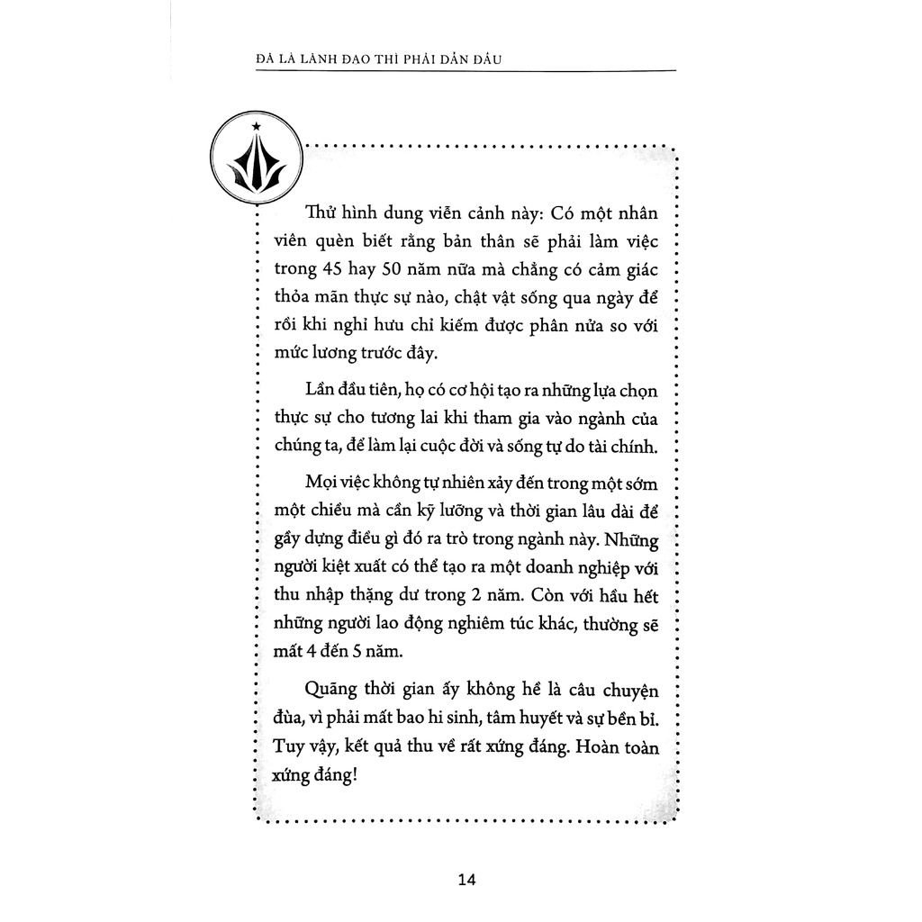 Sách Đã Là Lãnh Đạo Thì Phải Dẫn Đầu - VLG