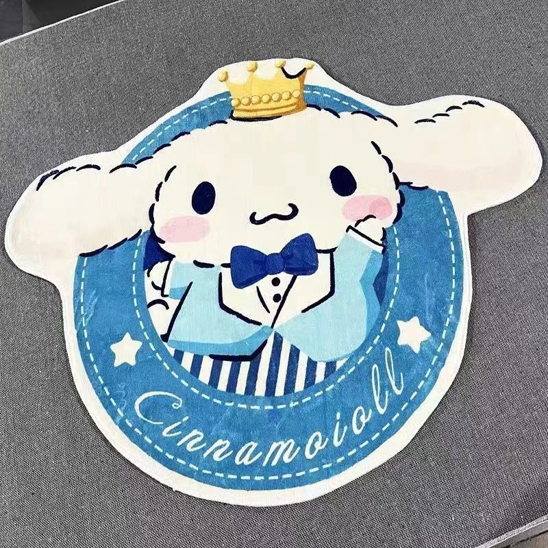 Thảm Lót Sàn Phòng Ngủ Hình Chú Chó Cinnamon Hoạt Hình Đáng Yêu Đặc Biệt