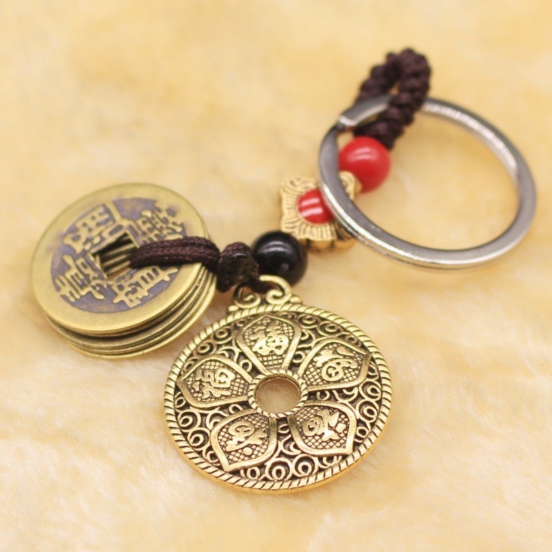 Móc Khoá Nepal Biểu Tượng Phật Giáo Bình An