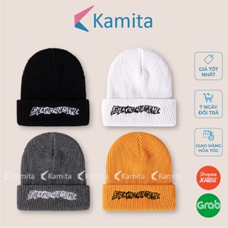 Mũ Len Beanie Thêu Chữ Fucking Awesome KAMITA Phong Cách Hiphop, Nón Len Đẹp Unisex Nam Nữ Giá Rẻ Mùa Đông Hàn Quốc ML29