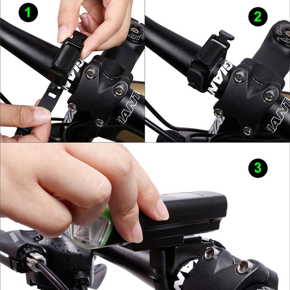 Đèn Pha LED Cảnh Báo An Toàn Gắn Phía Trước Xe Đạp Leo Núi