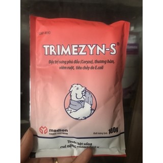 Trimezym s 100g dược phẩm xanh, coryza sưng phù đầu, thương hàn, tụ huyết trùng