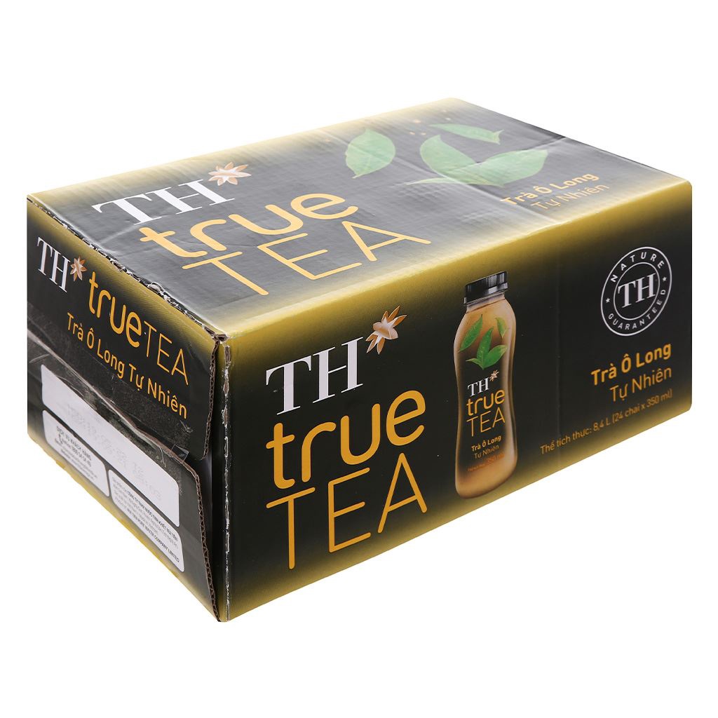 Thùng 24 chai trà ô long/trà xanh vị chanh TH True Tea 350ml