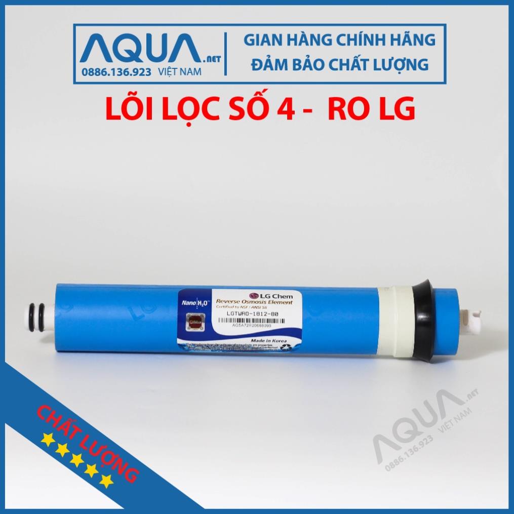 Lõi lọc nước, RO LG CHEM RO LÕI SỐ 4 lọc sạch 99% cặn bẩn vi khuẩn đảm bảo sức khỏe uống trực tiếp lắp đặt dễ dàng