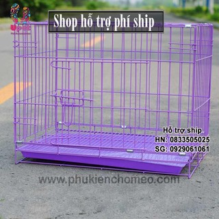 Lồng gấp SD lồng nuôi chó mèo nhỏ -SD50m: 50cm *37cm *40cm