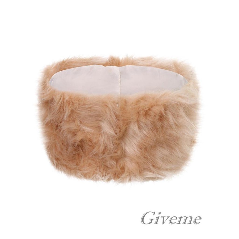 Áo Croptop Lông Xù Màu Trơn Không Tay Phối Khóa Kéo Cho Nữ