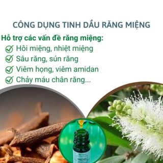 Combo 2 chai tinh dầu răng miệng inod cool breath