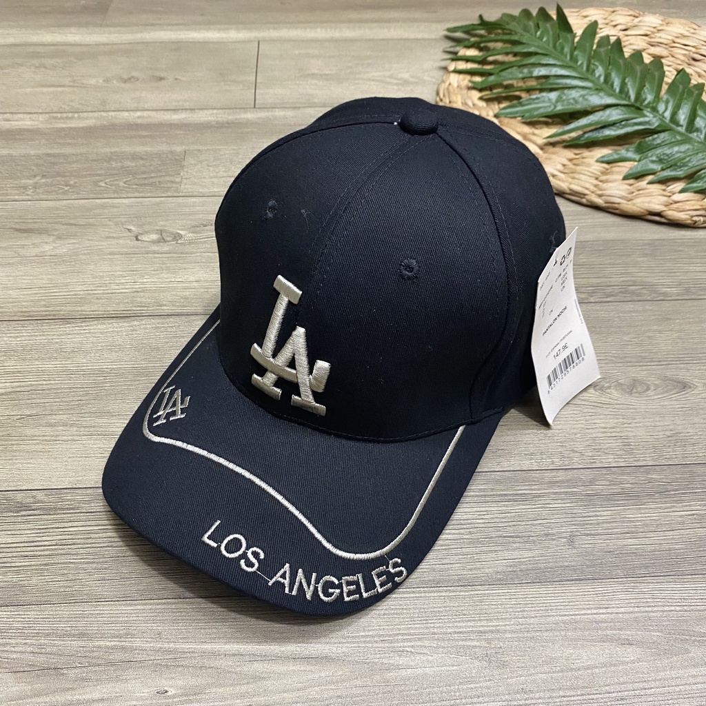 Nón kết nam nữ chữ thêu LA cách điệu siêu đẹp chất kaki đứng phom - NN15