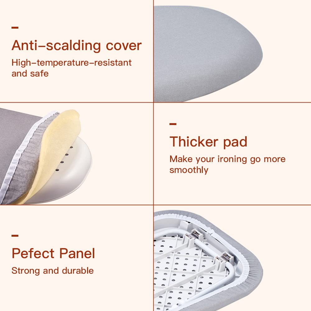 Bàn để ủi quần áo 37cmx60cm kiểu ngồi, dễ dàng cất gọn khi không sử dụng