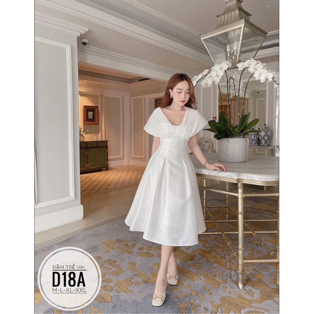 ĐẦM TRỄ VAI BIGSIZE D18A