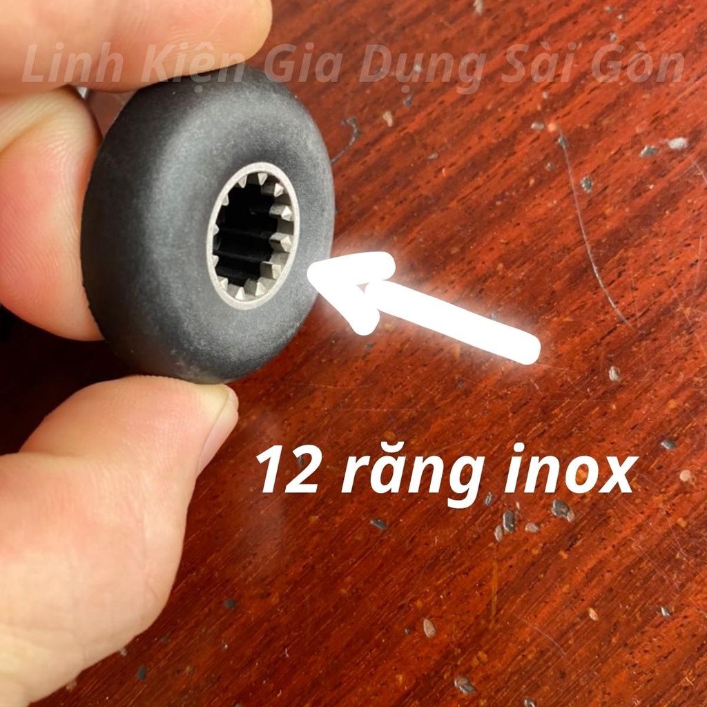 Nhông, trục nấm sinh tố công nghiệp Promix, Vinamix, Vitamix, vấu cốt vuông bằng kim loại, hàng chính hãng