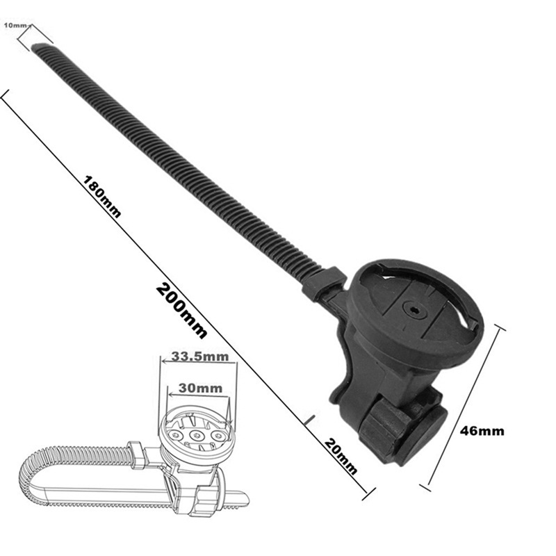 1 Giá Đỡ Đồng Hồ Tốc Độ Gắn Đèn Pha Xe Đạp Điều Chỉnh Được Cho GARMIN, Xoss C406 206 / GARMIN /Xoss C406 206
