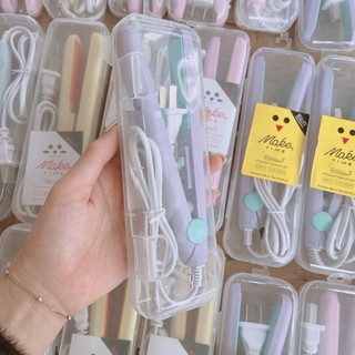 Máy Là Tóc Mái Mini Make Time, Máy ép, Duỗi Tóc Thẳng Tiện Lợi [Hàng Loại 1]