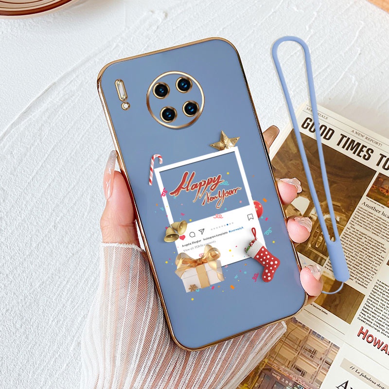 Ốp Điện Thoại Silicone Mềm Hình Dạng Máy Ảnh Kèm Dây Đeo Cho Huawei Mate 30 Pro Mate 20 Pro P40 Pro P30 Pro 2023