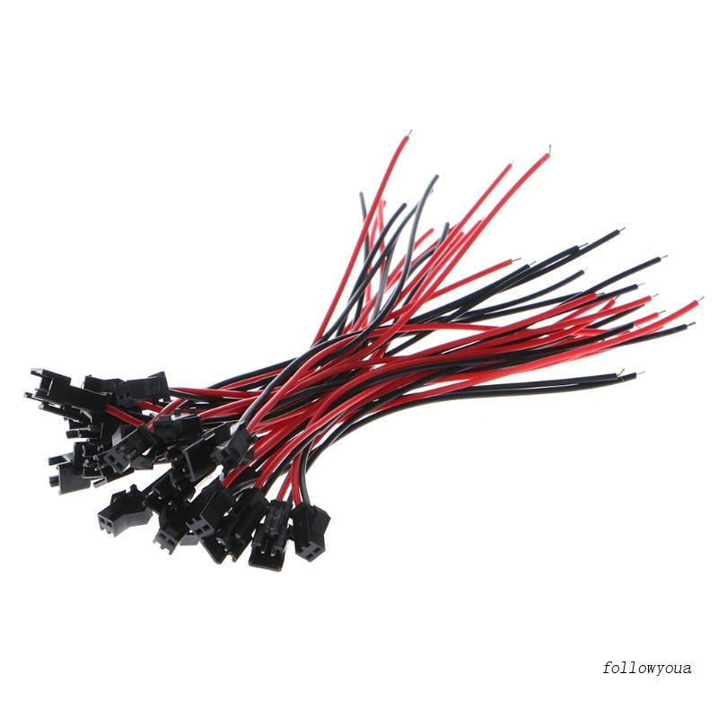 10 Cặp Jack Nối JST SM 2Pins Sang Female Cho Dây Đèn LED
