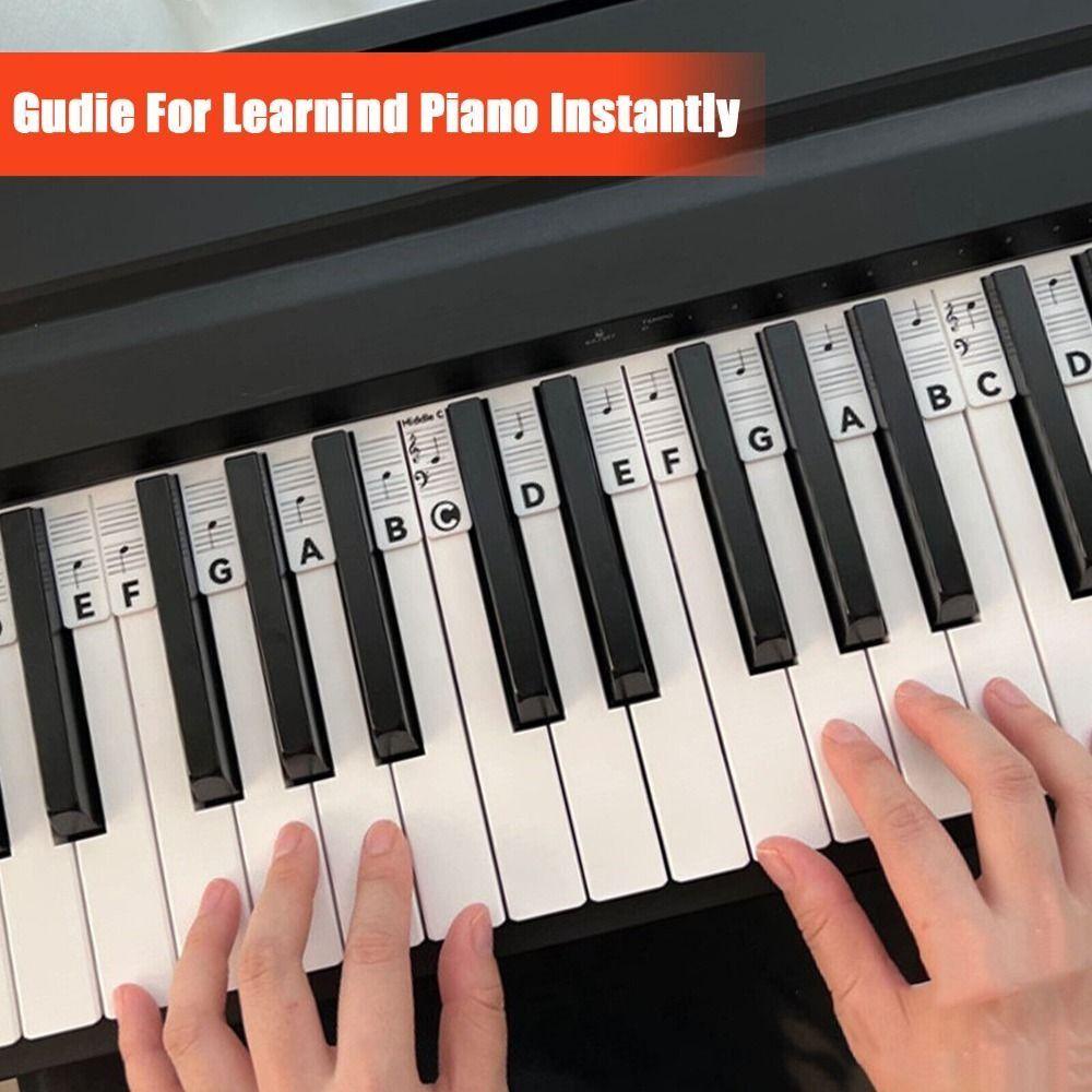 Miếng Dán Phím Đàn Piano Bằng Silicone 88 Phím Nhỏ Gọn