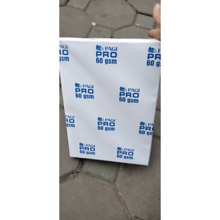Tập 500 tờ giấy in A4 định lượng 60gsm, giá siêu rẻ