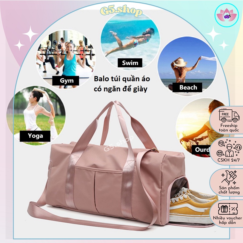 BALO, TÚI DU LỊCH ĐỰNG QUẦN ÁO CÓ NGĂN ĐỂ GIÀY