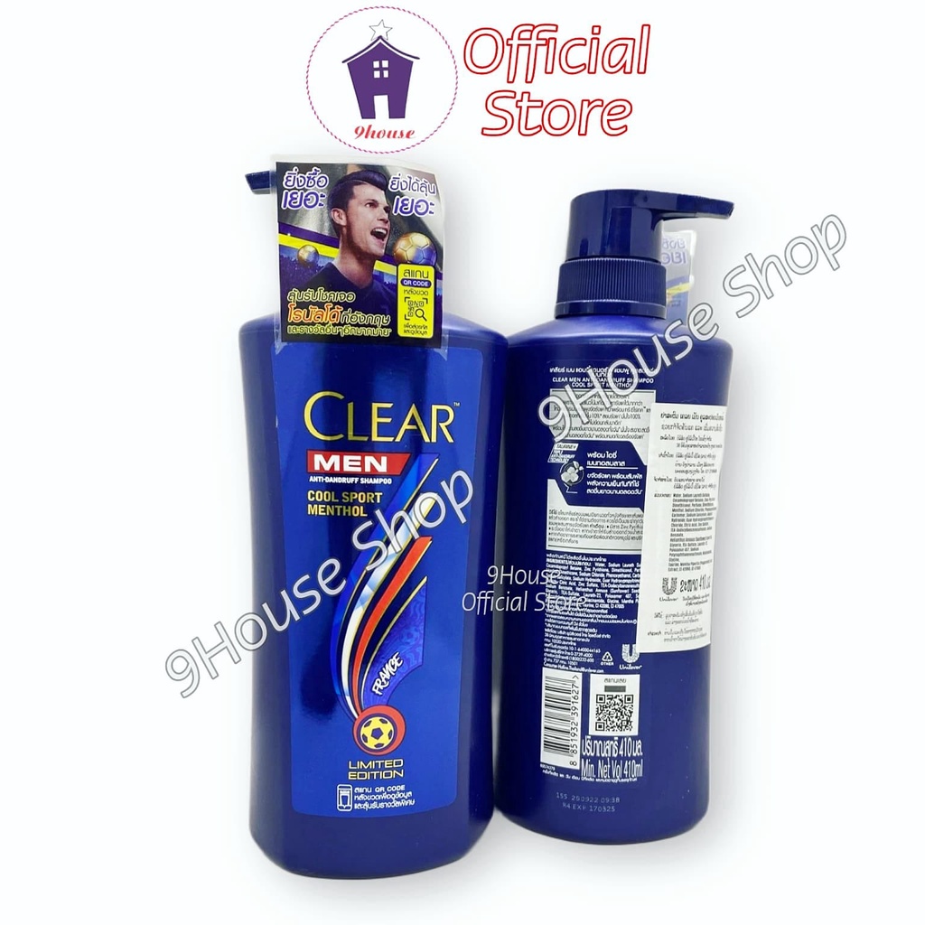 (LIMITED) 01 Chai Clear Men Thể Thao Phiên Bản Giới Hạn 410ml Thái Lan