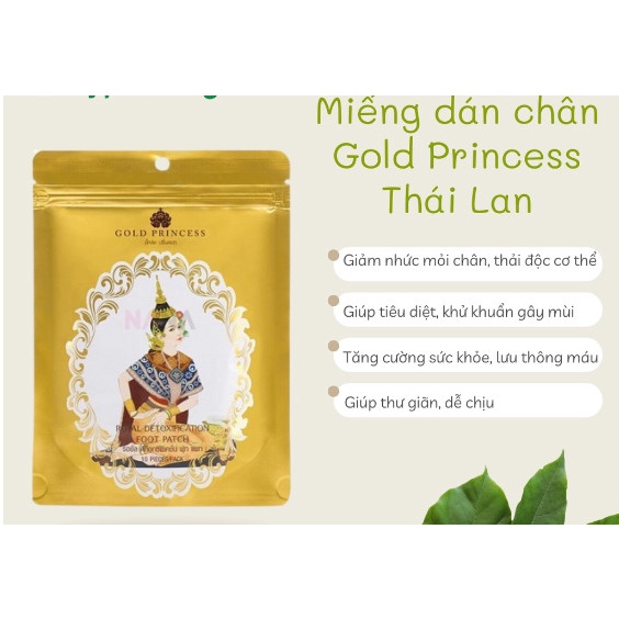 ( Hàng Xịn ) Miếng dán thải độc chân Thái Lan Túi 10 miếng