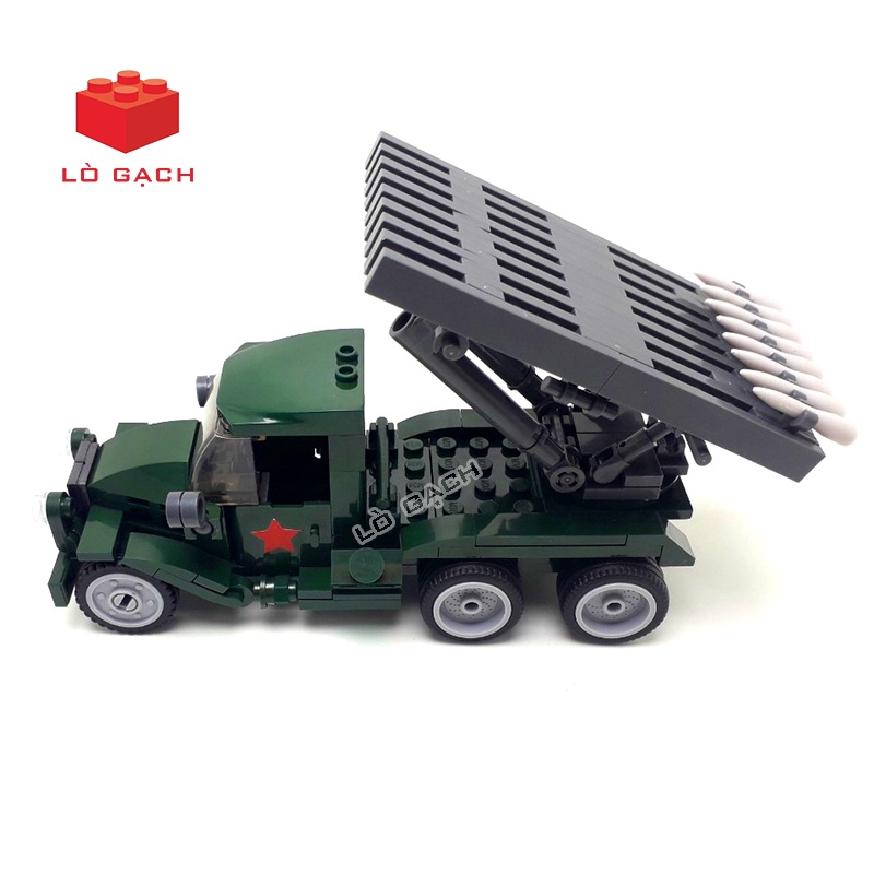 Bộ xếp hình Pháo phản lực BM-13 Katyusha Liên Xô Chiến tranh thế giới 2 WW2