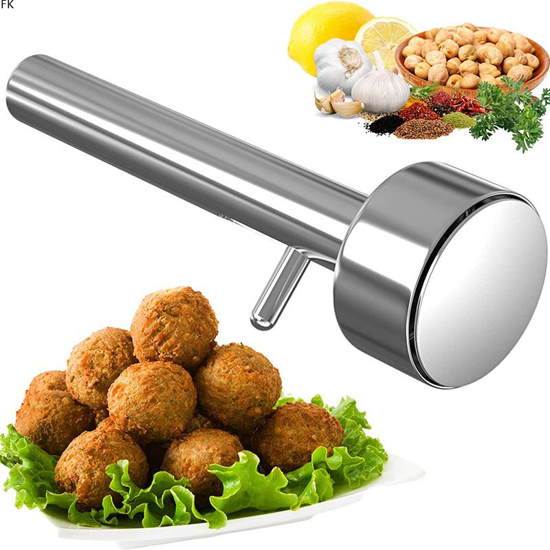 Dụng Cụ Làm Thịt Viên Mới Khuôn Muỗng Làm Thịt Viên Falafel Lớn Dụng Cụ Nhà Bếp Dụng Cụ Ép Thịt Pal HOME07