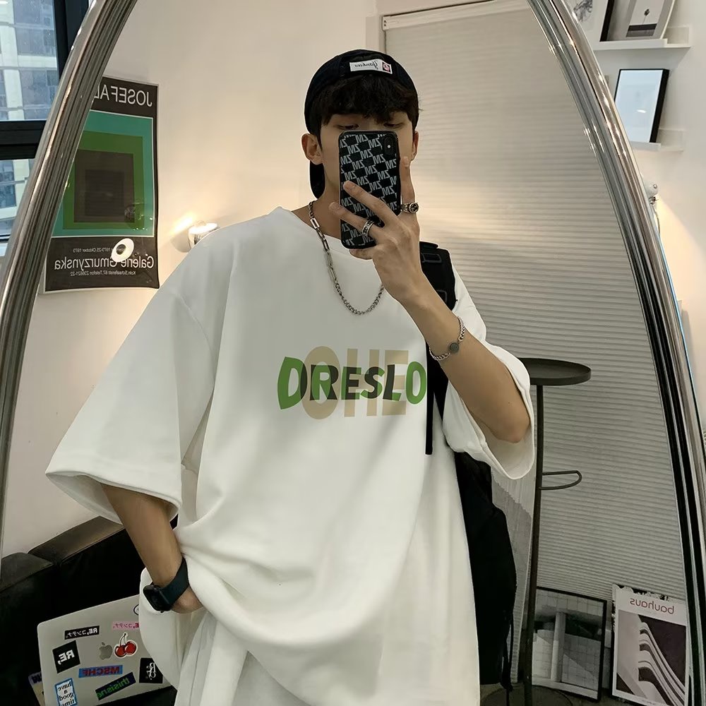 M-8XL áo phông nam big size Áo Thun cotton Tay Ngắn Thời Trang Cho Nam