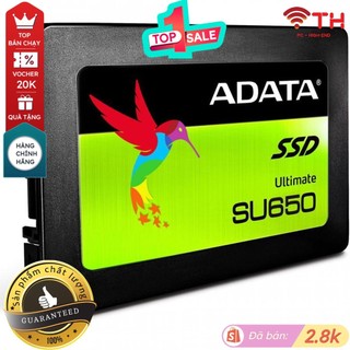 Ổ Cứng SSD Adata 240GB Sata III SU650 bảo hành 3 năm 1 đổi 1