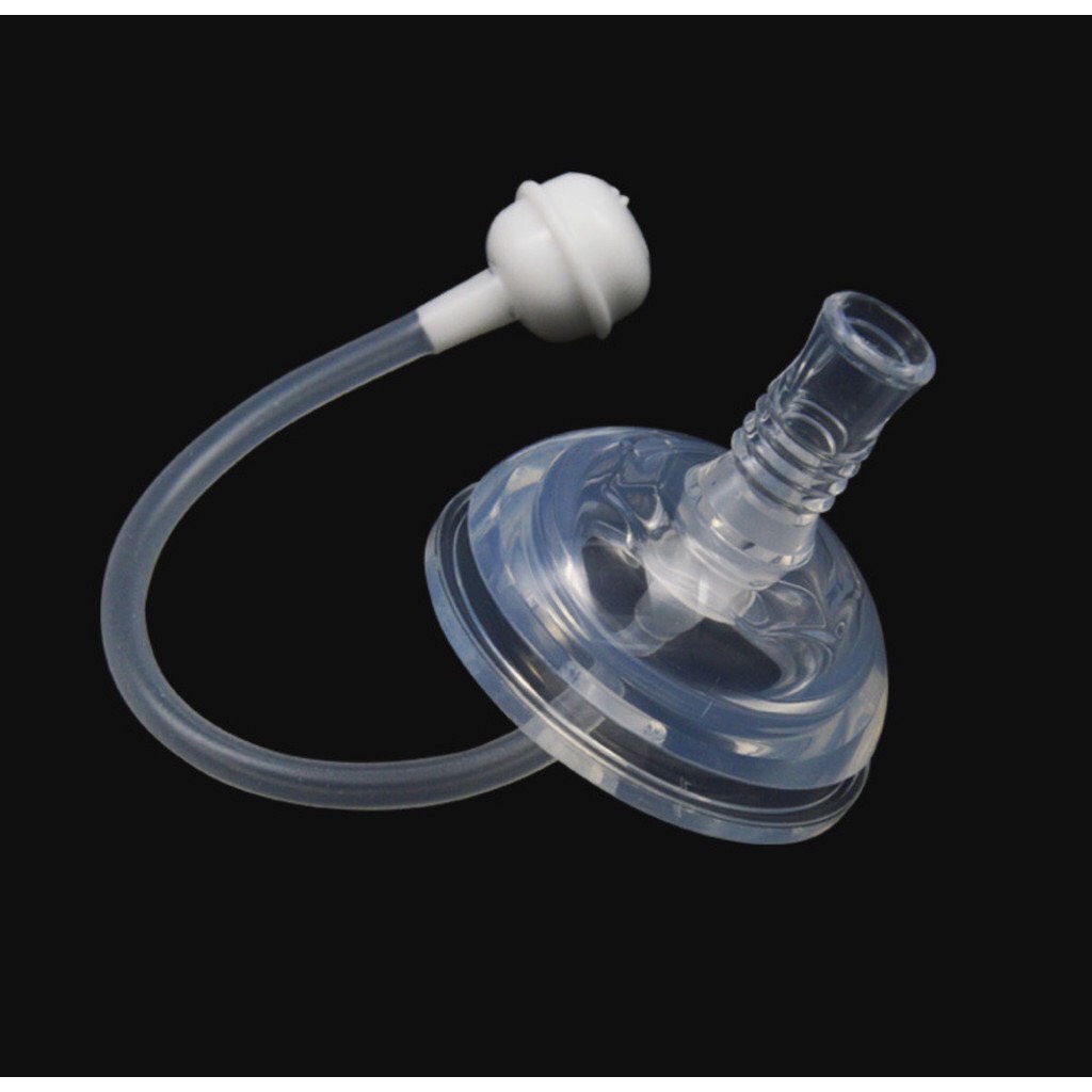 Ống tập hút thay thế cho bình cổ rộng moyuum.Pigeon, Lansinoh, Babuu, GB baby, Kichi-Shop Uni Baby