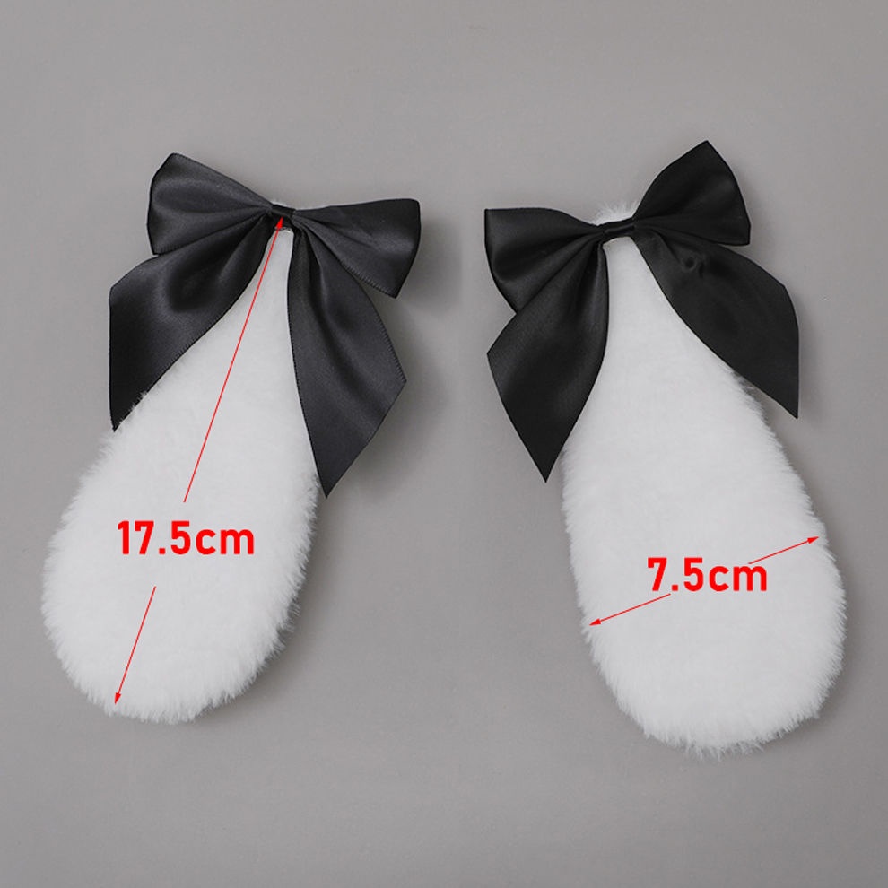 Ống Bơm Tai Thỏ Dễ Thương Có Thể Tháo Rời Trang Trí Mũ Bảo Hiểm Xe Mô Tô Điện takeaway Cưỡi Ngựa Nữ hel