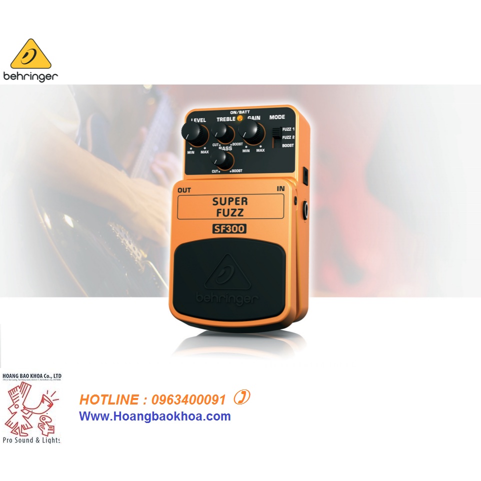 SF300 Guitar and Bass Behringer -Pedal Ghita Behringer