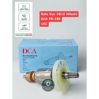 ### roto đục 0810 hitachi 8 răng thẳng dca pr-38e, rô đục hitachi 8 răng thẳng dca, dc