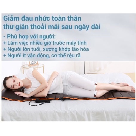 Nệm Massage Toàn Thân, Đệm Mát Xa Toàn Thân Thư Giãn N89