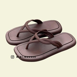 Dép xỏ ngón nữ ulzzang Hàn Quốc thanh lịch vintage hot trend 2022 cực đẹp giá rẻ bền dễ làm sạch đi chơi đi biên