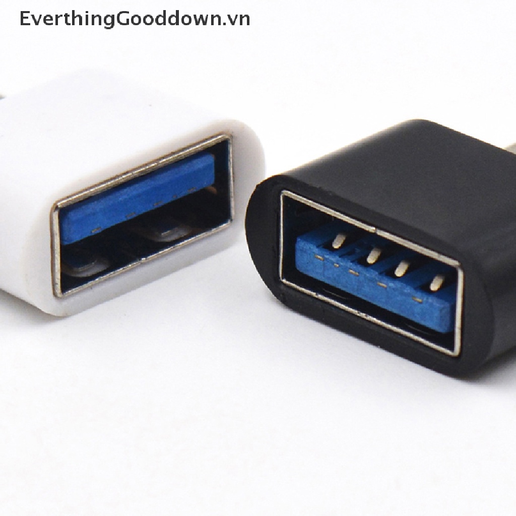 Bộ 2 Đầu Chuyển Đổi USB Type C Đực Sang USB 2.0 Cái OTG Cái Cho Điện Thoại vn