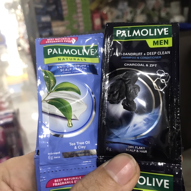 1 Dây Dầu Gội Có Xả Palmolive 12 Gói/6g