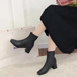 Boot da cổ thấp mũi chỉ Full Box kèm clip thật