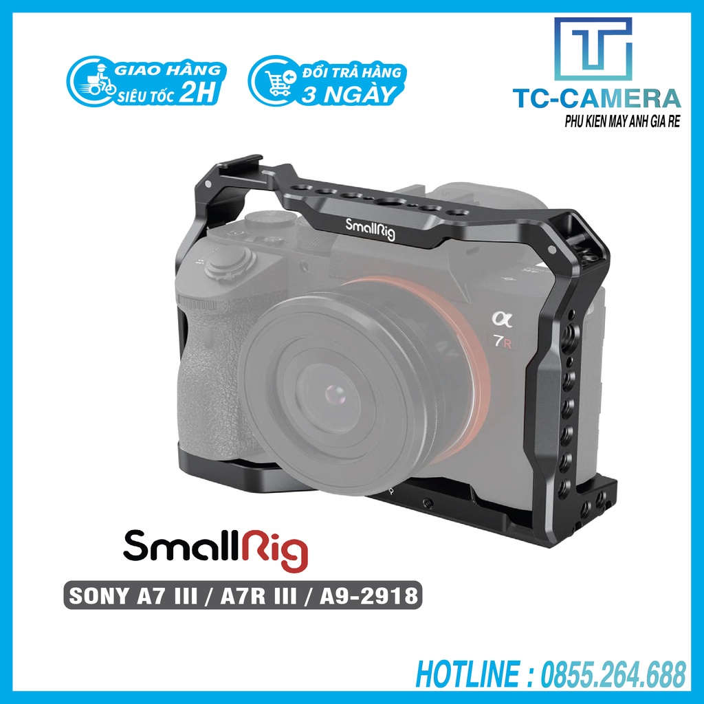 KHUNG MÁY ẢNH SMALLRIG 2918 CHO SONY A7 III A7R III A9.../Hàng Chính Hãng/Lỗi 1Đổi1....