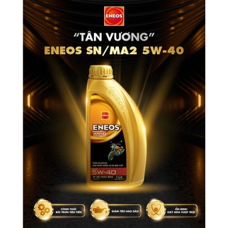 Dầu nhớt xe số tổng hợp toàn phần eneos sn/ma2 5w40