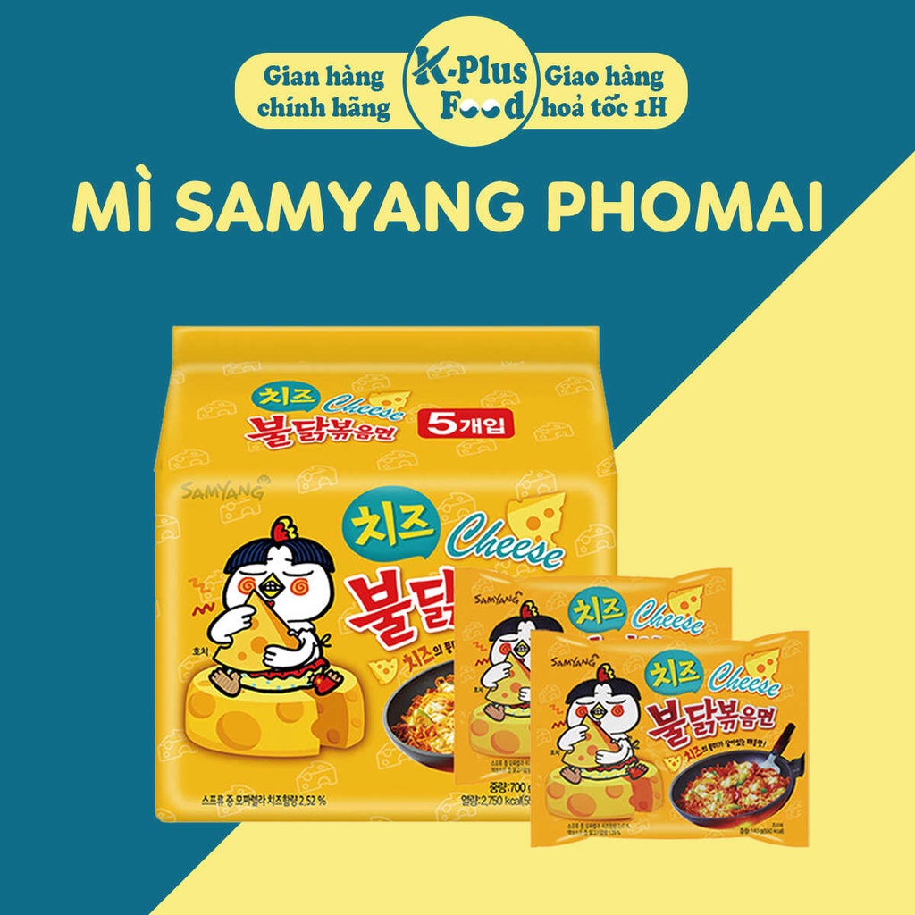 Mì gà cay cay Samyang Hàn Quốc vị phô mai gói 140gr - K13268