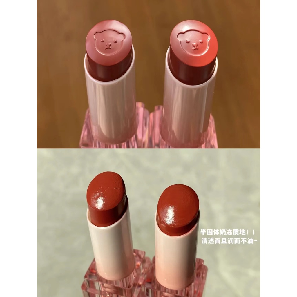 Son Thạch Dưỡng Ẩm Pink Bear son dưỡng Dành Cho Nữ