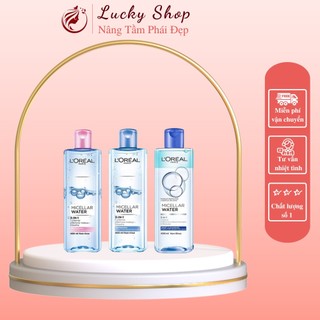 Nước tẩy trang 3 in 1 l'oreal paris micellar water - tươi mát, dưỡng ẩm, sạch sâu 400ml