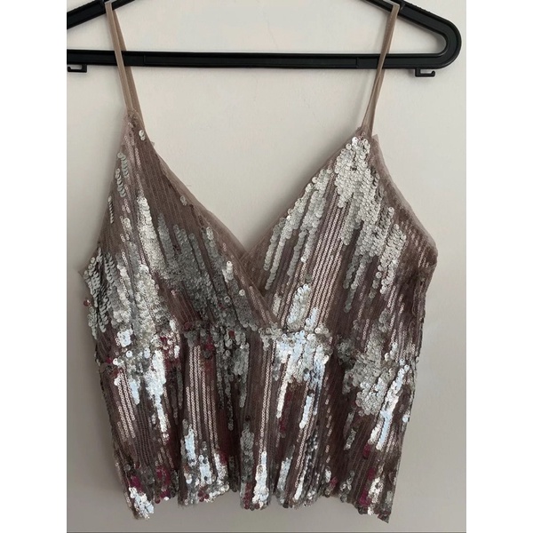 Áo sequin ZARA hai dây