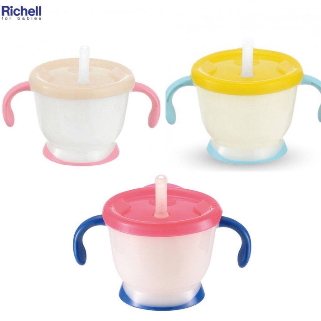 Cốc tập uống 3 giai đoạn cho bé - Cốc tập uống Richell chính hãng 150ml
