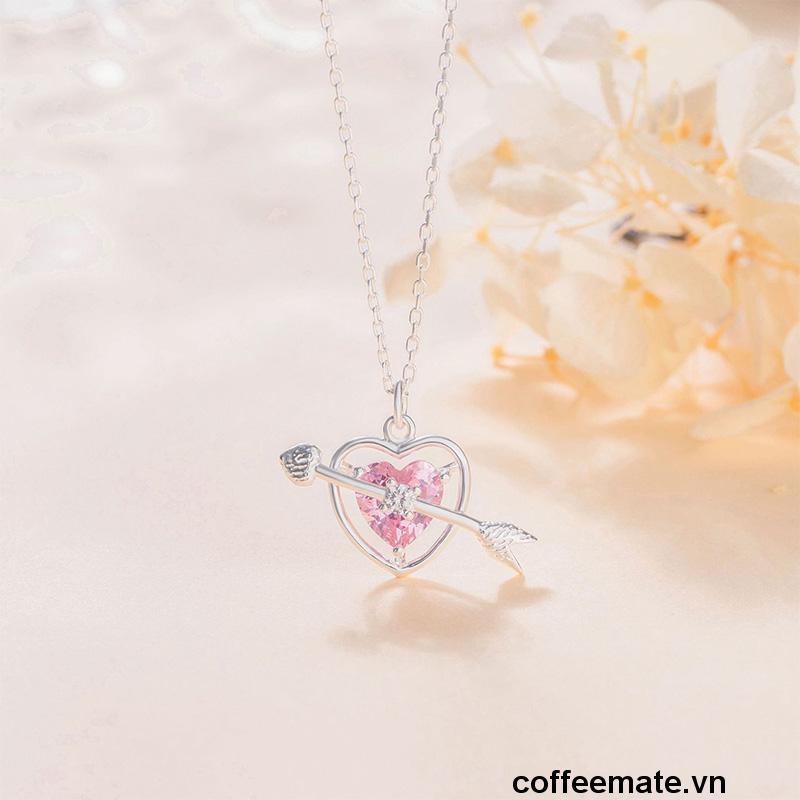 【coffeemate】⚡ Dây chuyền nữ Madeline V54 mặt trái tim kiểu mới tuyệt đẹp
