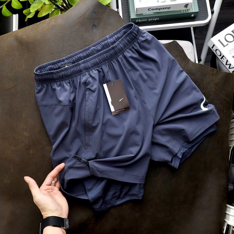 QUẦN ĐÙI THỂ THAO NAM 2 LỚP TẬP GYM, TẠ, CHẠY BỘ, TENNIS