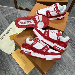 GIÀY LV RED WHITE LAI AU SC [ Full Box + Free Ship ]