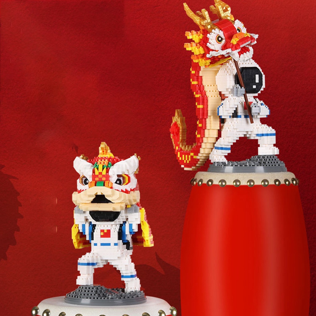 Đồ Chơi Lắp Ráp Mô Hình ghép hình Phi Hành Gia Dễ Thương - dành cho trẻ em xếp hình nhỏ bé trai gái - Oxygen072